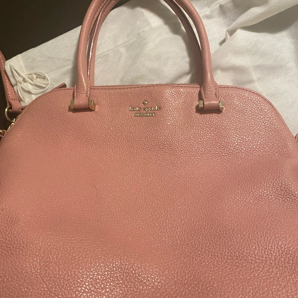 Kate Spade soft blush pink handbag